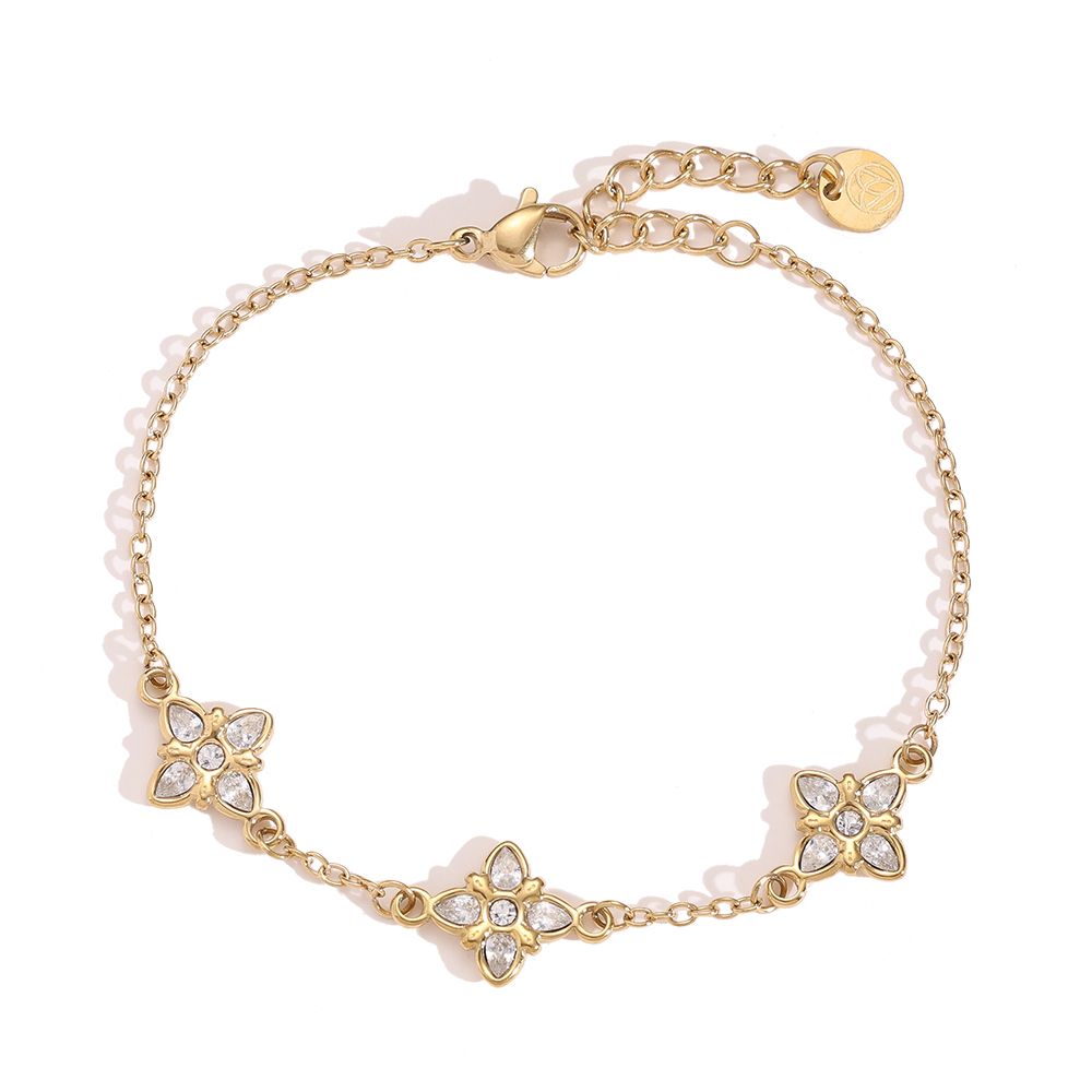 Flower Diamond Armband