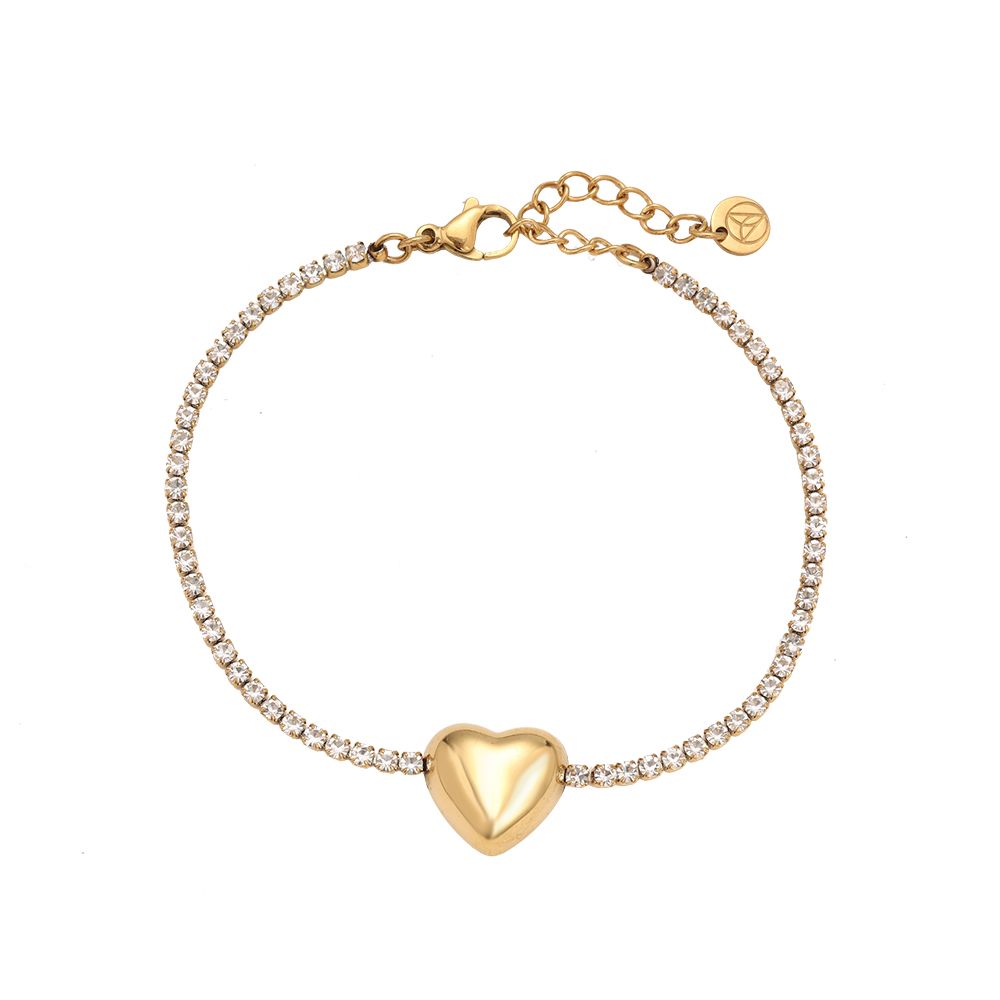 Tennis Diamond Hart Armband