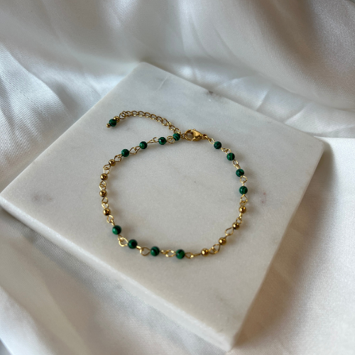 Bolletjes Armband Groen